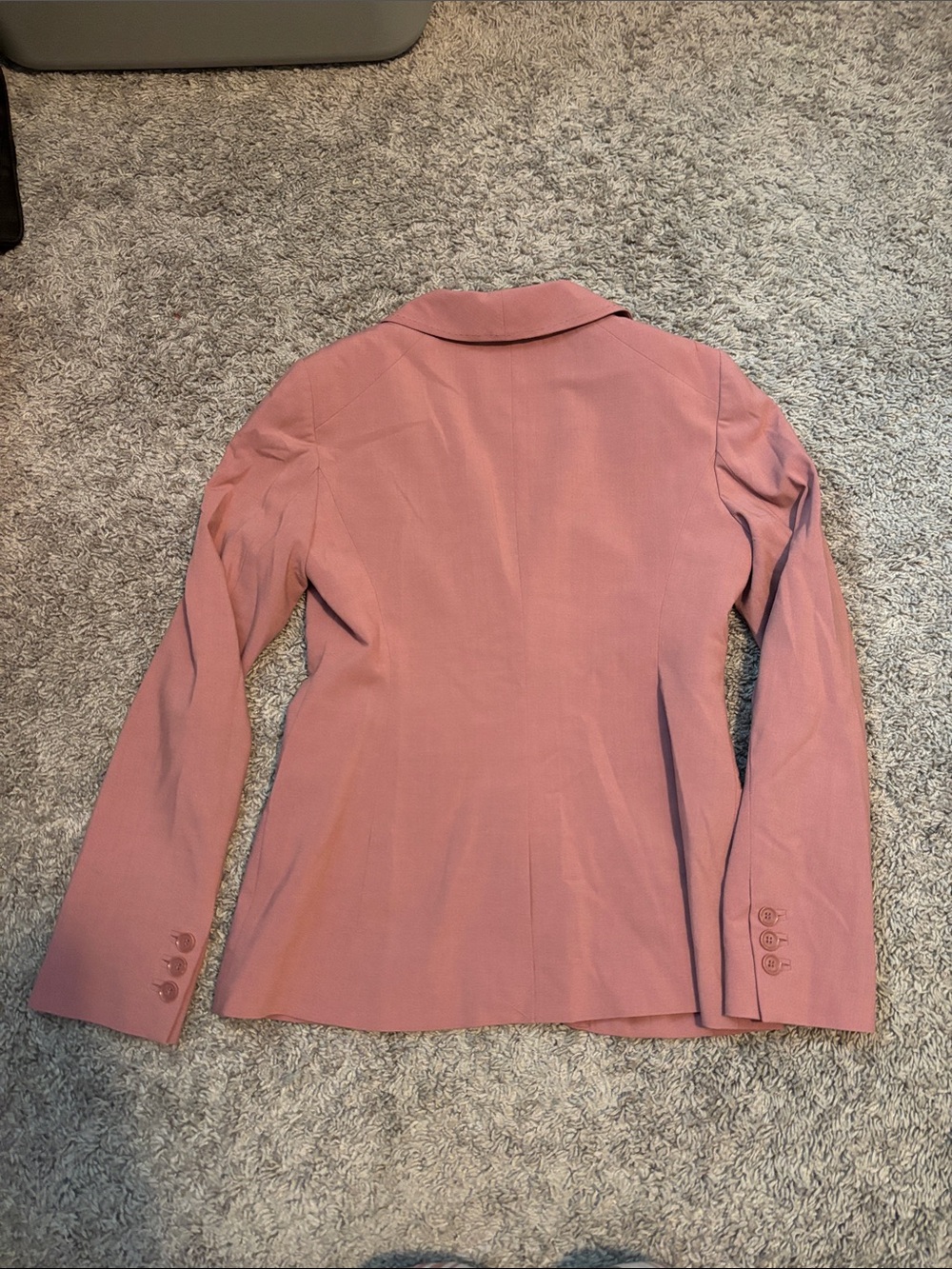 The Limited Rose Pink Shawl-Collar One-Button Blazer - Picture 3 of 4